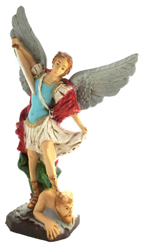 statua di san michele arcangelo altezza 20 cm