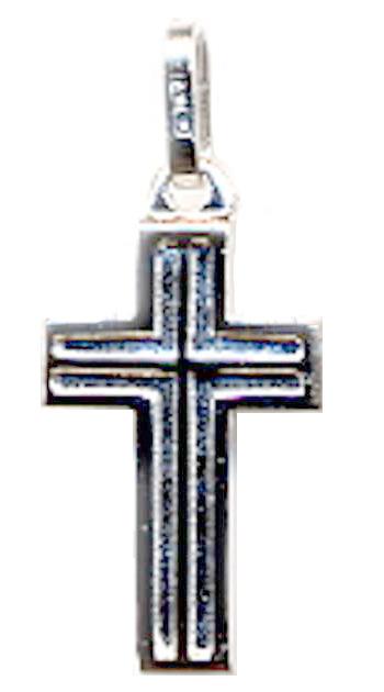 croce in argento altezza cm 2,4