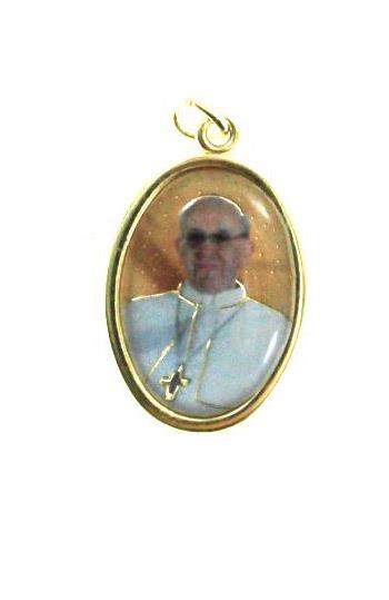 medaglia con immagine papa francesco