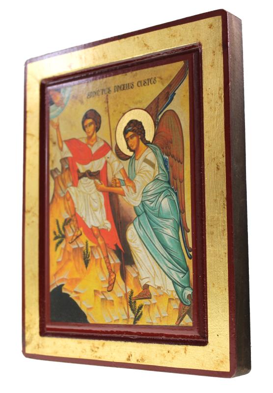 icona angelo custode 25x22 cm