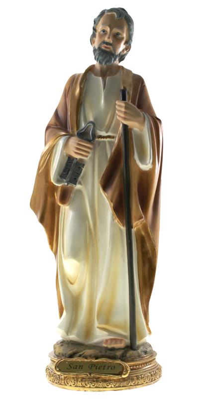 statua san pietro cm 32