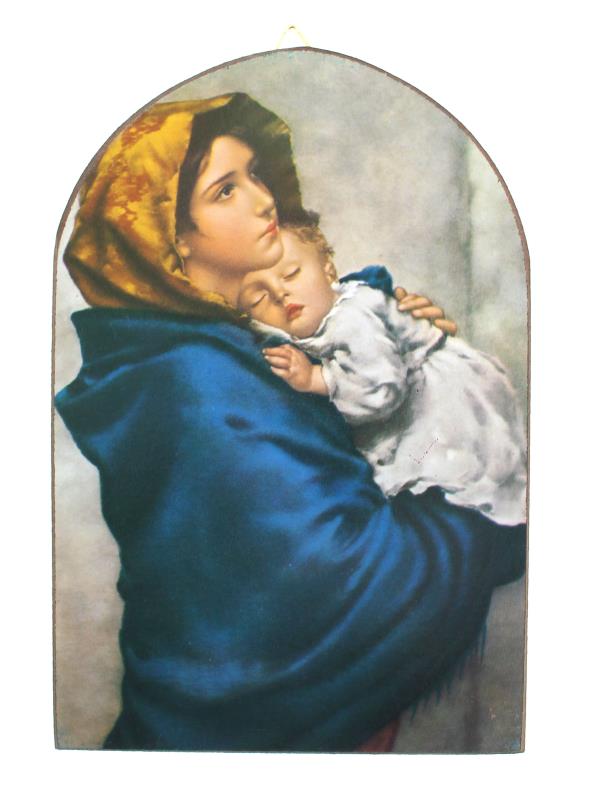 quadretto stondato cm 10x15 madonna del ferruzzi