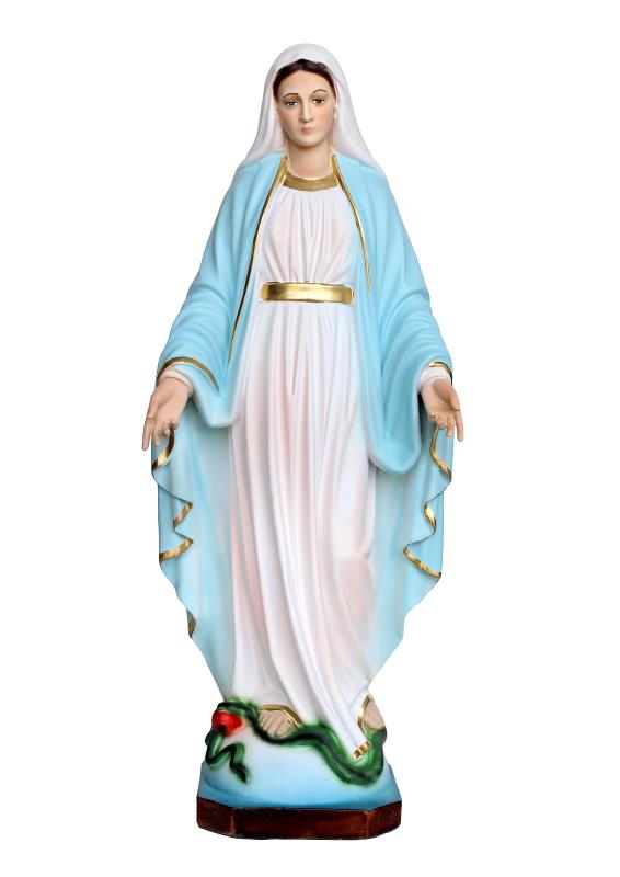 statua madonna miracolosa altezza cm 30