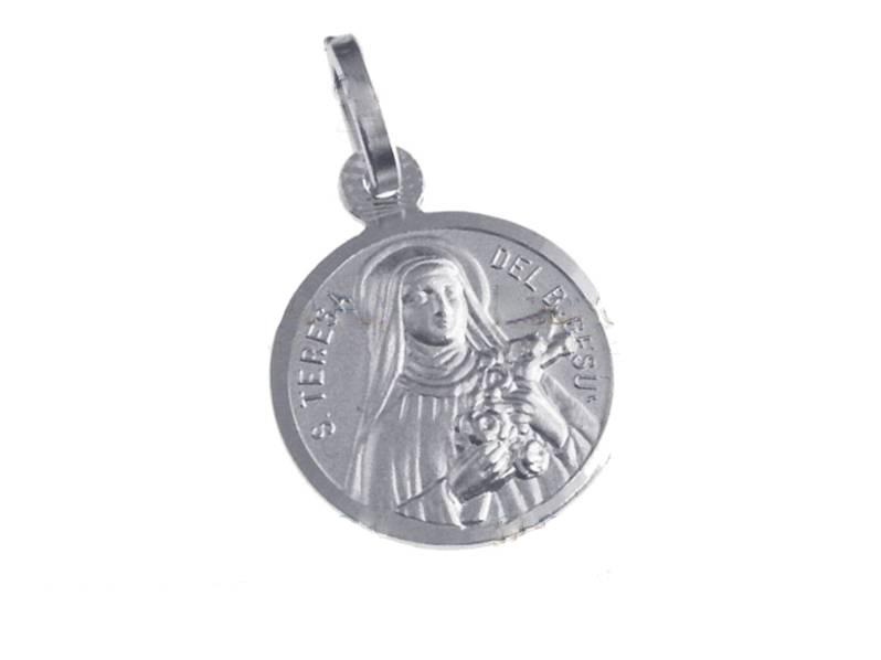 medaglia in argento santa teresa