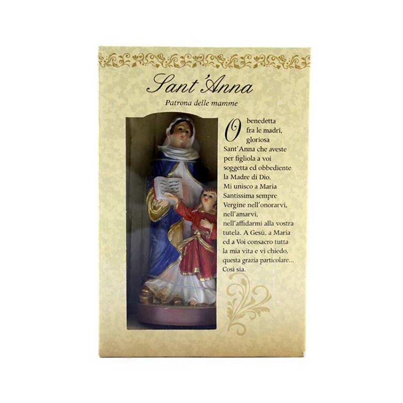 statua sant anna cm 12 confezione regalo