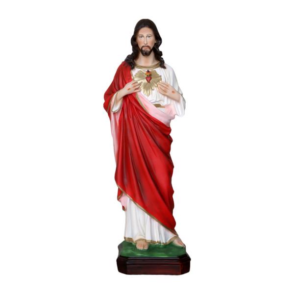 statua sacro cuore di gesu altezza 50 cm