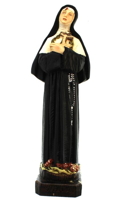 statua santa rita cm 20