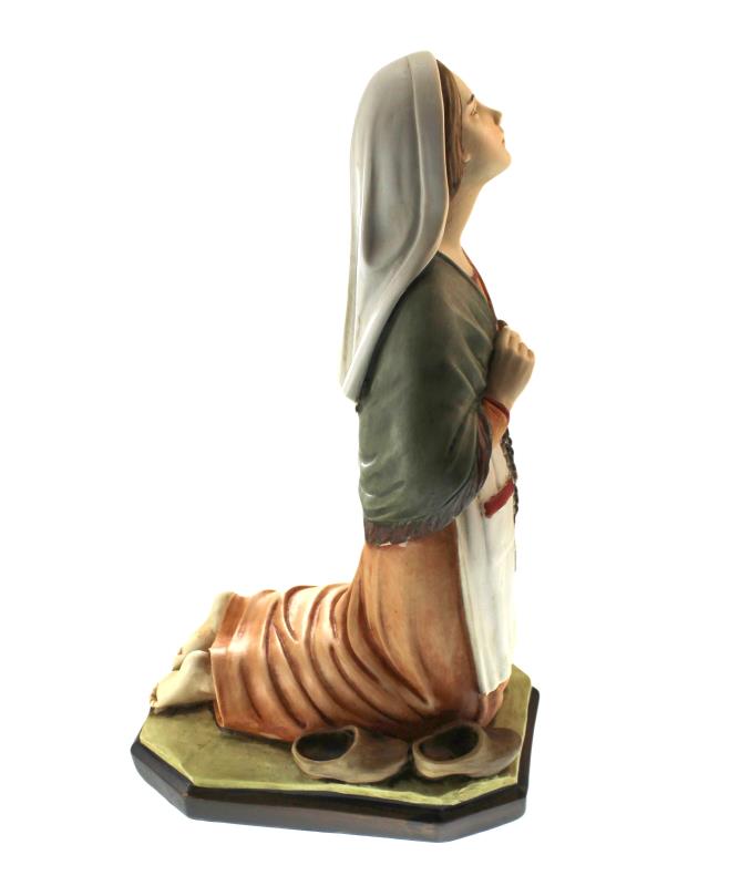 statua bernadette cm 31 in resina