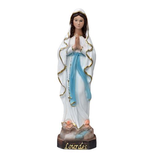 statua madonna di lourdes altezza 30 cm