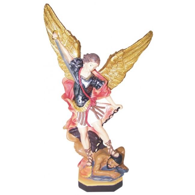 statua di san michele arcangelo resina altezza 13 cm