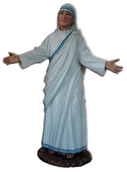 statua madre teresa cm 110