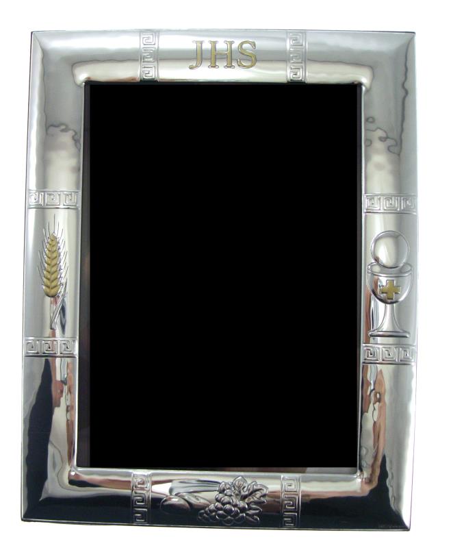 cornice comunione argento 13x18 cm