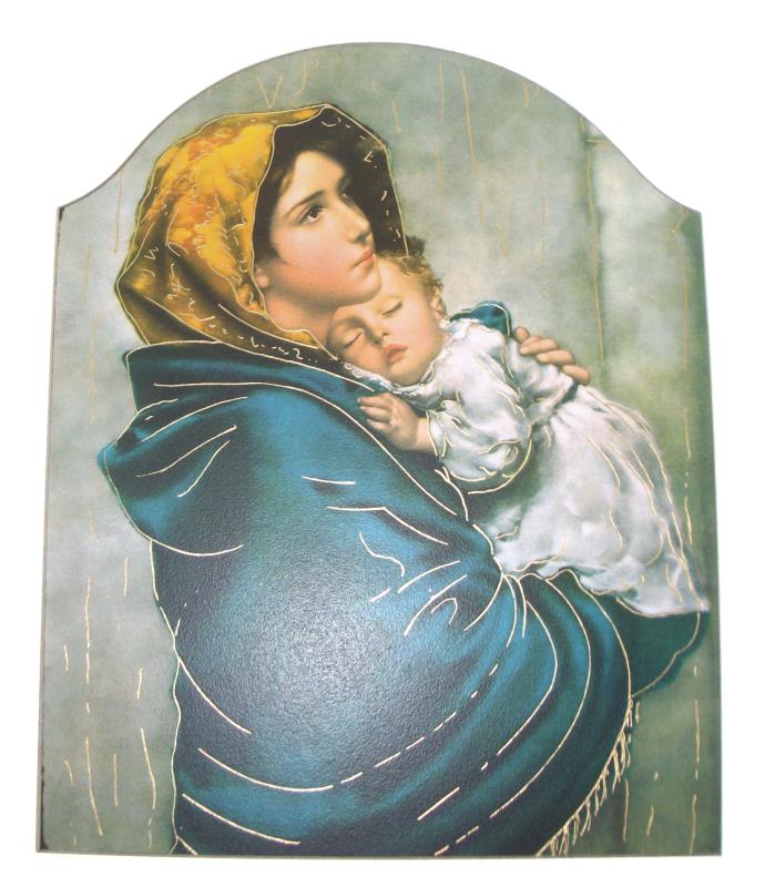 quadro madonna del ferruzzi 20x25 cm