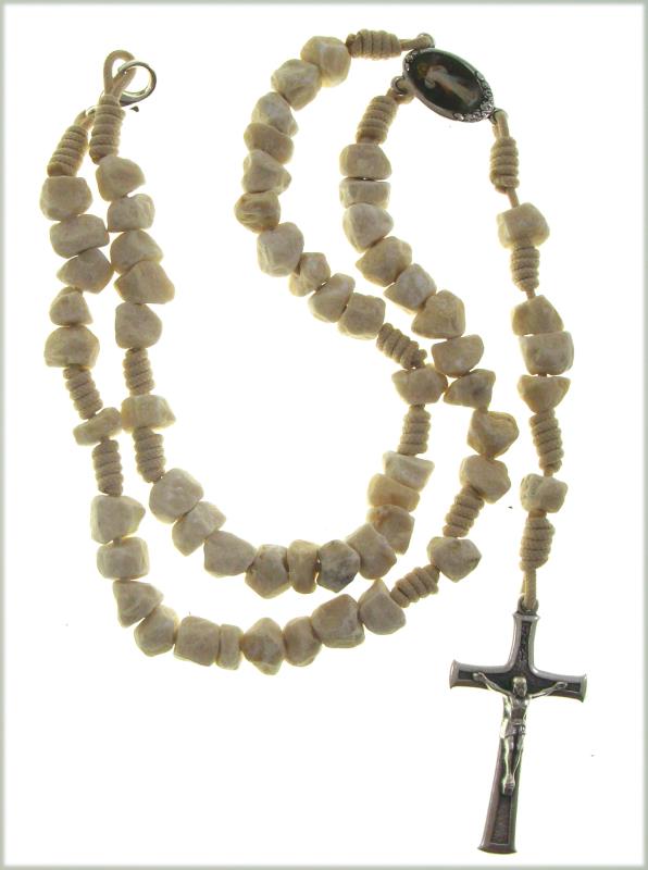 decina del rosario Medjugorje in pietra 