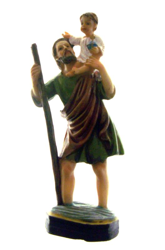statua san cristoforo cm 12 confezione regalo