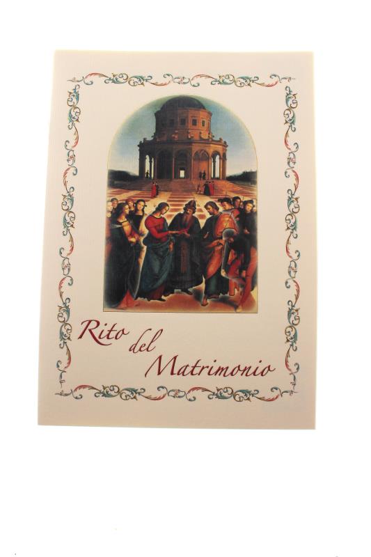 libretto rito del matrimonio