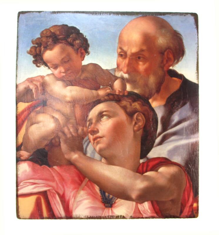 quadro michelangelo cm 22x25