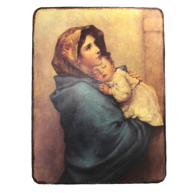 quadro madonna del ferruzzi cm 15x20