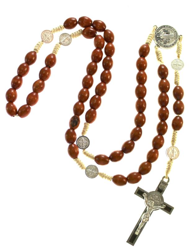 rosario san benedetto corda legno legno chiaro