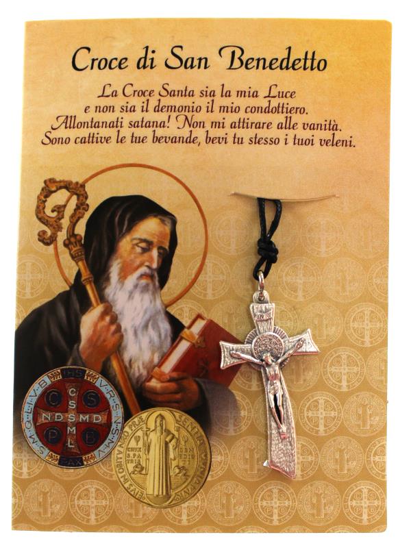 croce di san benedetto in cartoncino