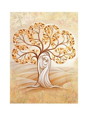 Tela Albero Della Vita Cm 30x40 Quadro Vendita Online Semprini Arredi Sacri