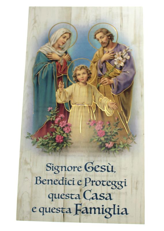 benedizioni casa confezione 100 pezzi santa famiglia