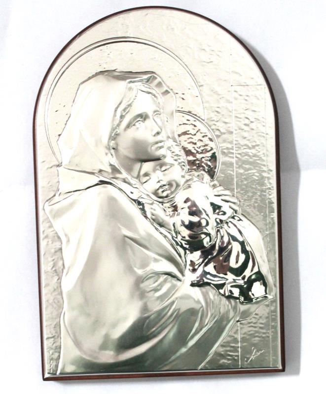 quadro madonna ferruzzi argento cm 13x18