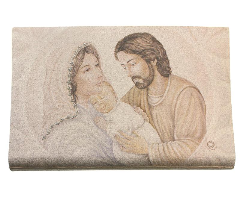 quadro sacra famiglia cm  22x14