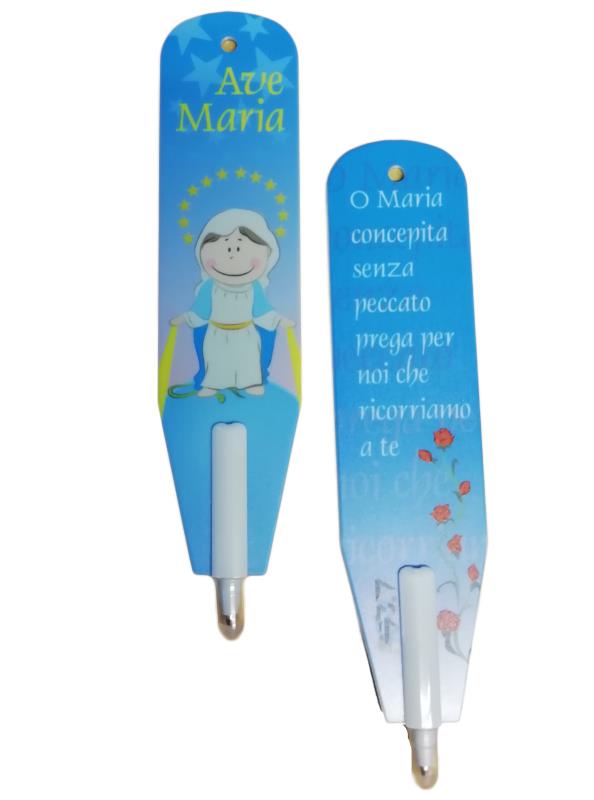 penna segnalibro ave maria cm 13