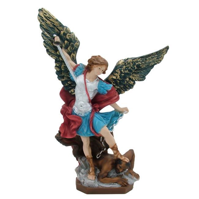 statua san michele arcangelo cm 20