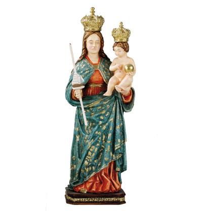 statua madonna mdi bonaria altezza cm 35