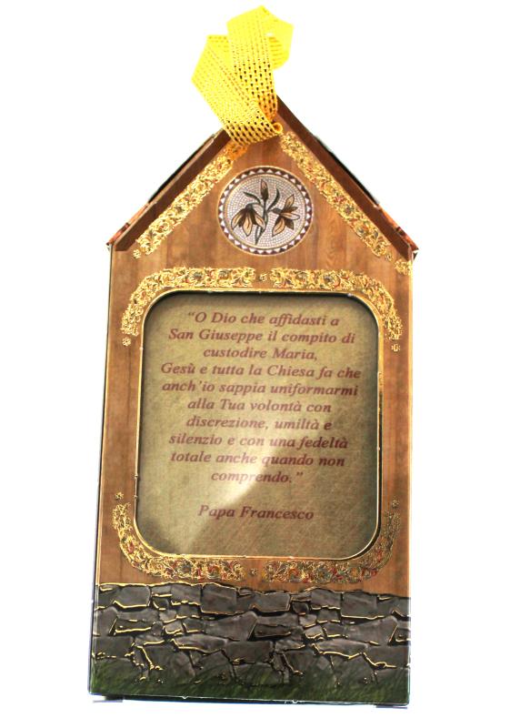 quadretto san giuseppe cofanetto cm 15x7