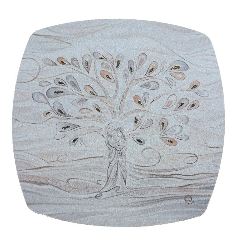 quadro albero della vita decorato cm 40x39