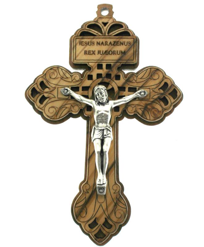croce del perdono in ulivo cm 12x8