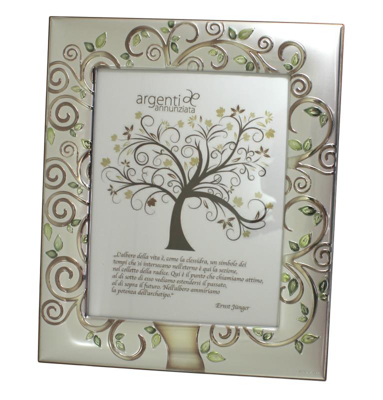 cornice portafoto albero della vita argento 13x18