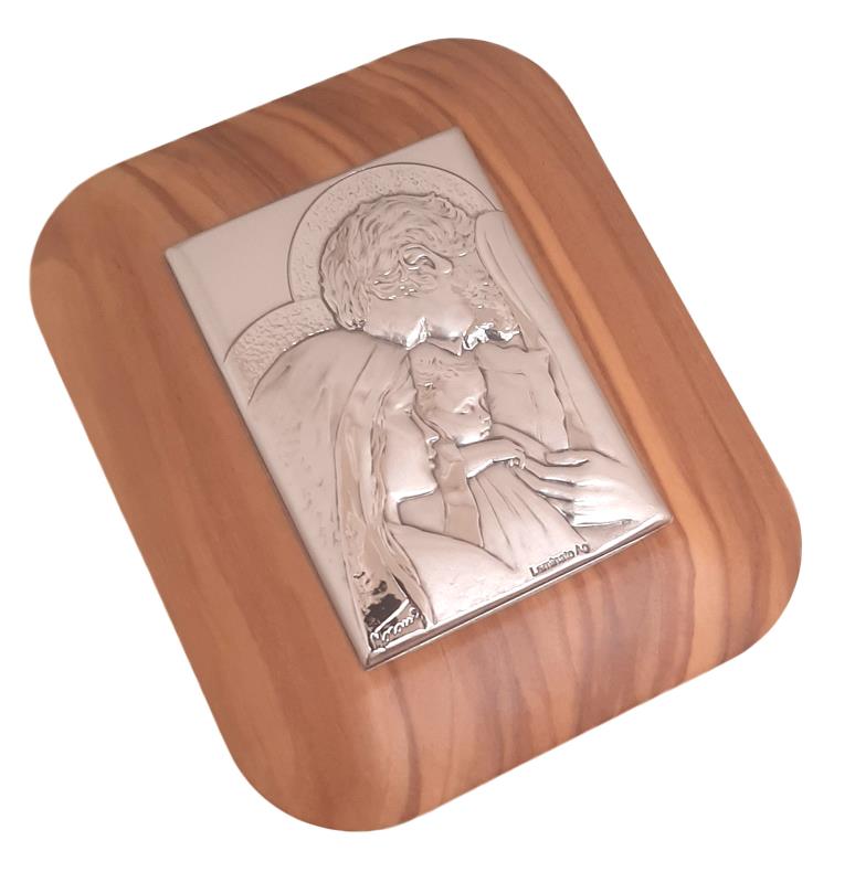 cofanetto porta rosario in legno ulivo cm 11x9