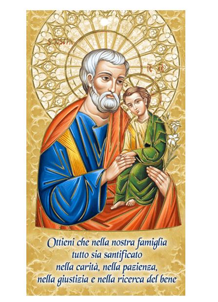 benedizioni casa confezione 100 pezzi san giuseppe 121