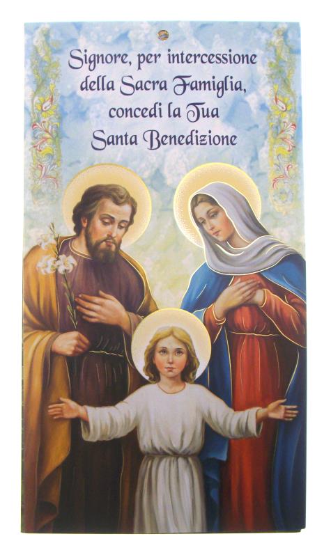 benedizioni casa confezione 100 pezzi sacra famiglia giglio