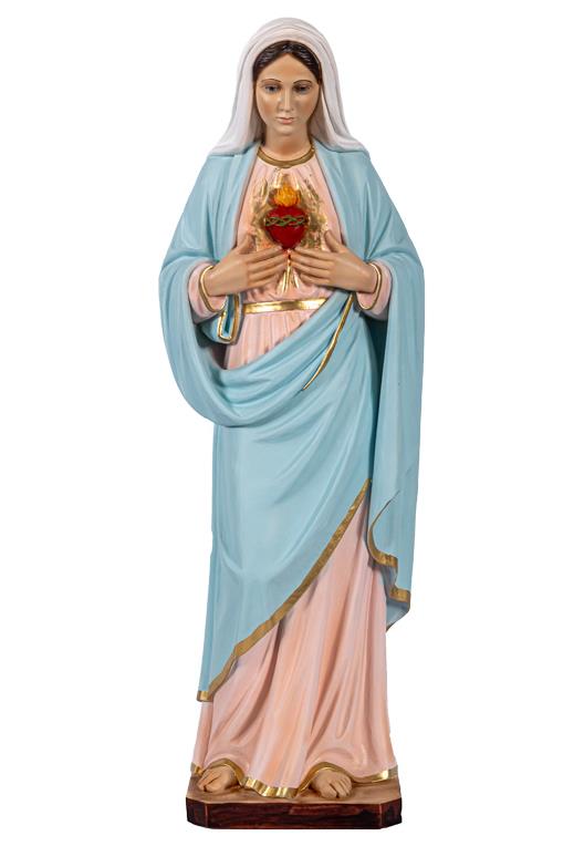 statua  sacro cuore di maria cm 60