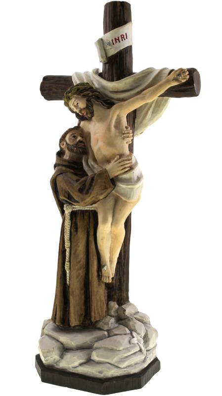 statua san francesco cm 30