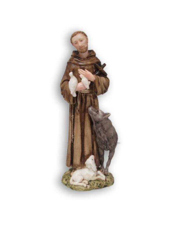 statua san francesco cm 16