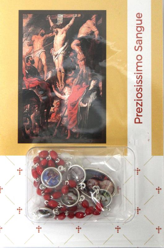 rosario preziosissimo sangue con libretto
