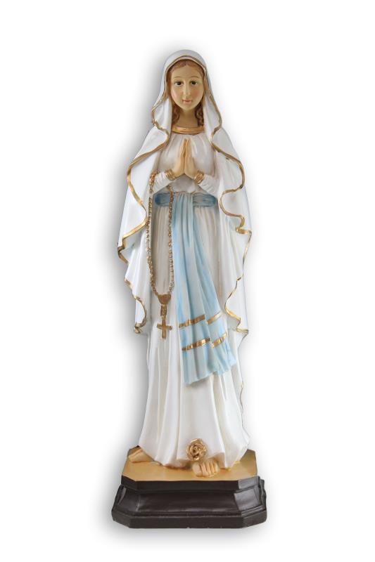 statua madonna di lourdes cm 40