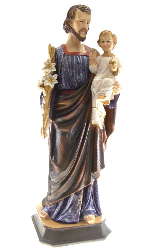 statua san giuseppe cm 60