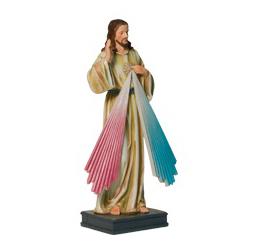 statua gesù misericordioso cm 30