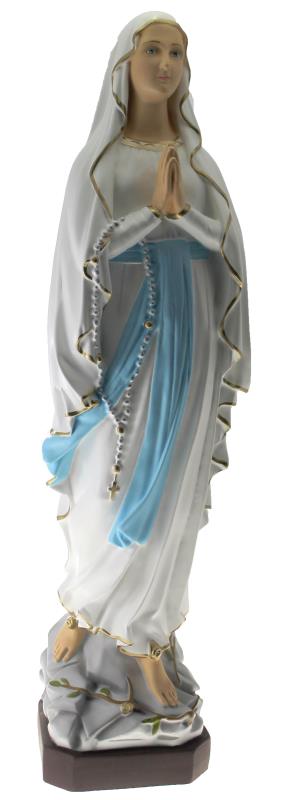 statua madonna di lourdes resina cm 60