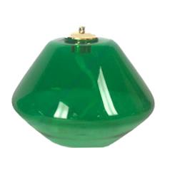 lampada da altare verde Ø 10x7 cm