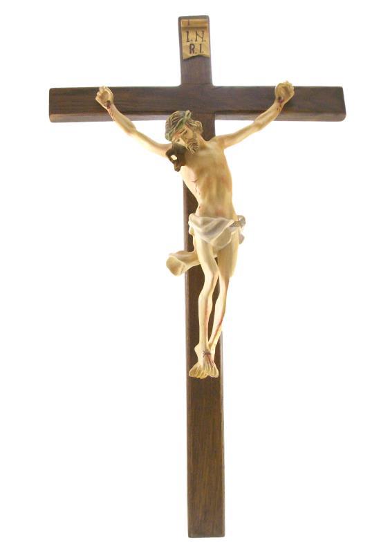 croce a stile in legno con base