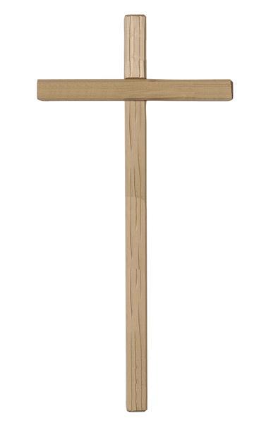 crocifisso in legno scolpito a mano mt 4