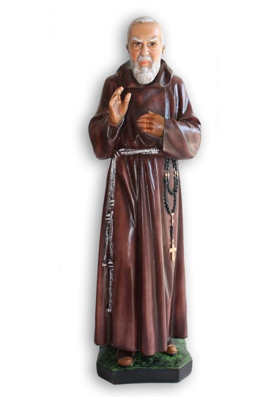 statua padre pio cm 80